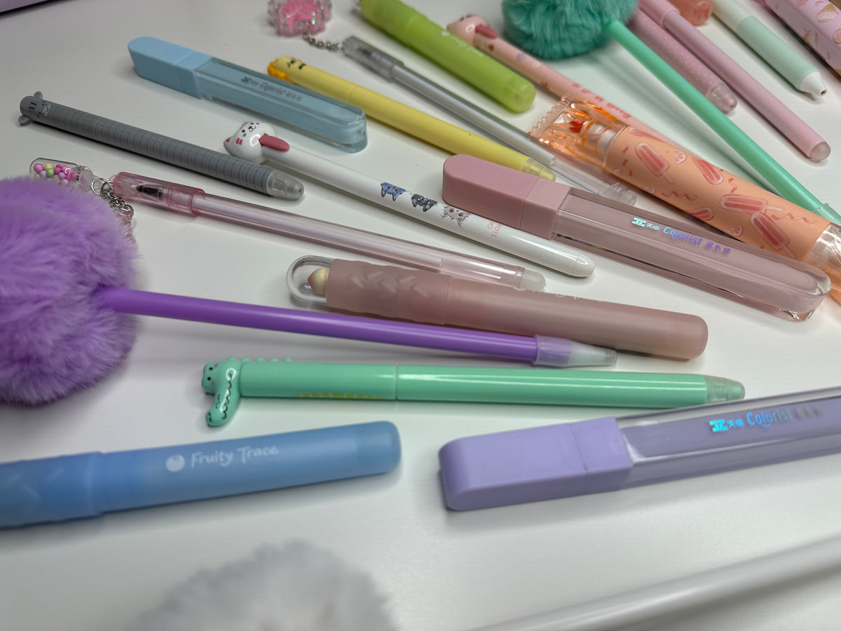 Pens & Highlighters|Cute Pens & Highlighters Stationery Set