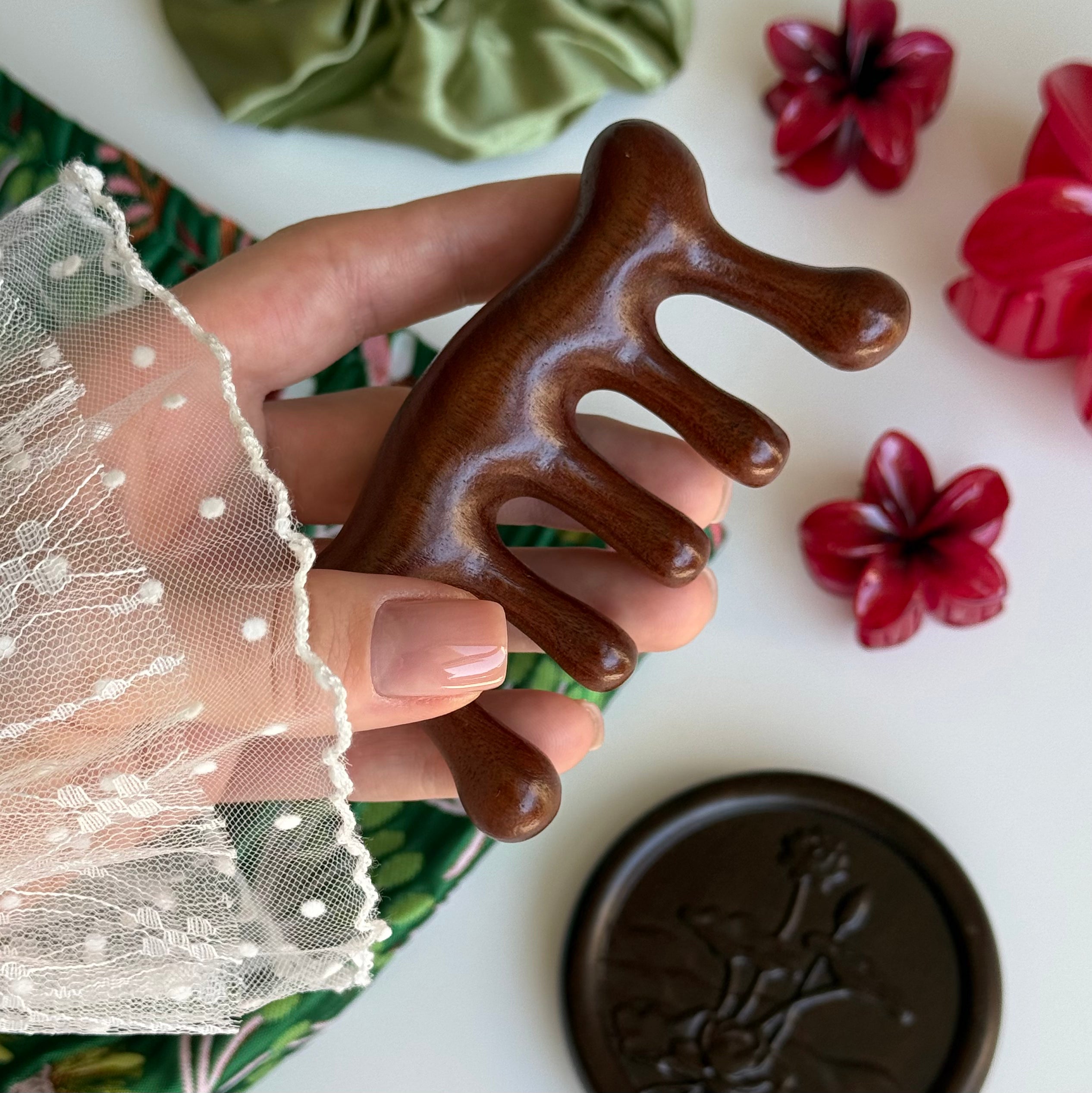 White Lotus | Hair Accessories Self-Care Gift Set