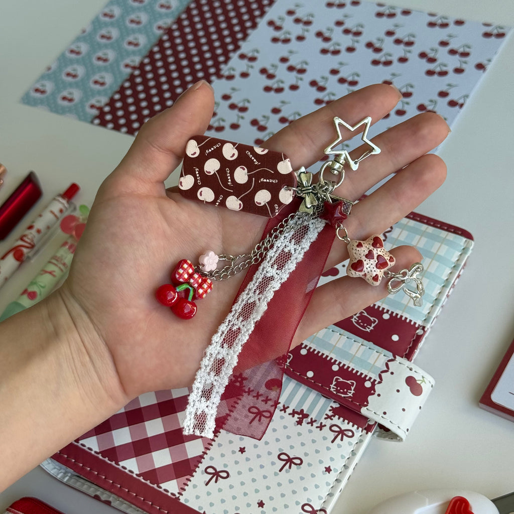 Cherry Lady | Stationery Set with Pencil Case & Journal
