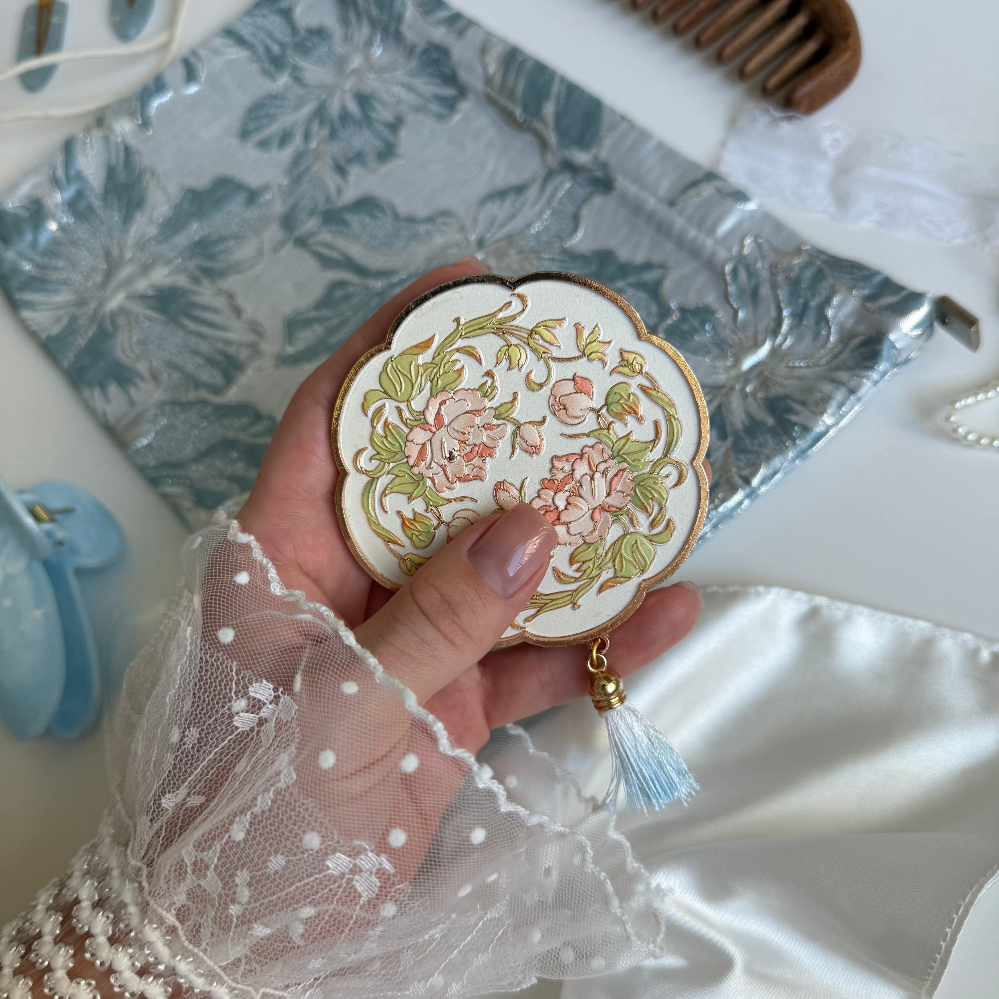 Powder Blue Lake | Hair Accessories Self-Care Gift Set