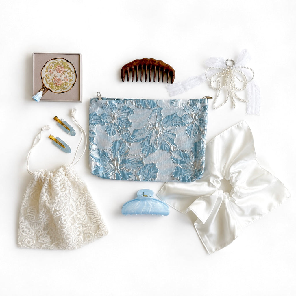 Powder Blue Lake | Hair Accessories Self-Care Gift Set