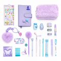Huge Pastel Dreams Planner Gift Set, A5 Notebook & Stationery Kit, Lavender