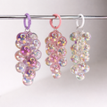 Keychain cute jelly grape